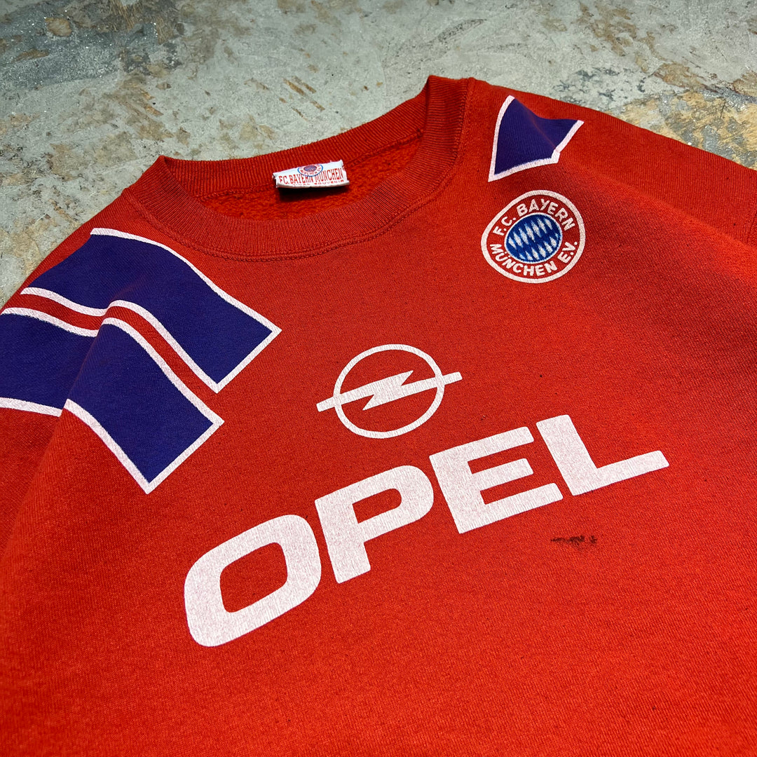 #3904 古着/OPEL FC Bayern München/バイエルン・ミュンヘン/Crew Neck Print Sweat Shirt/クルーネックプリントスウェット/サイズL