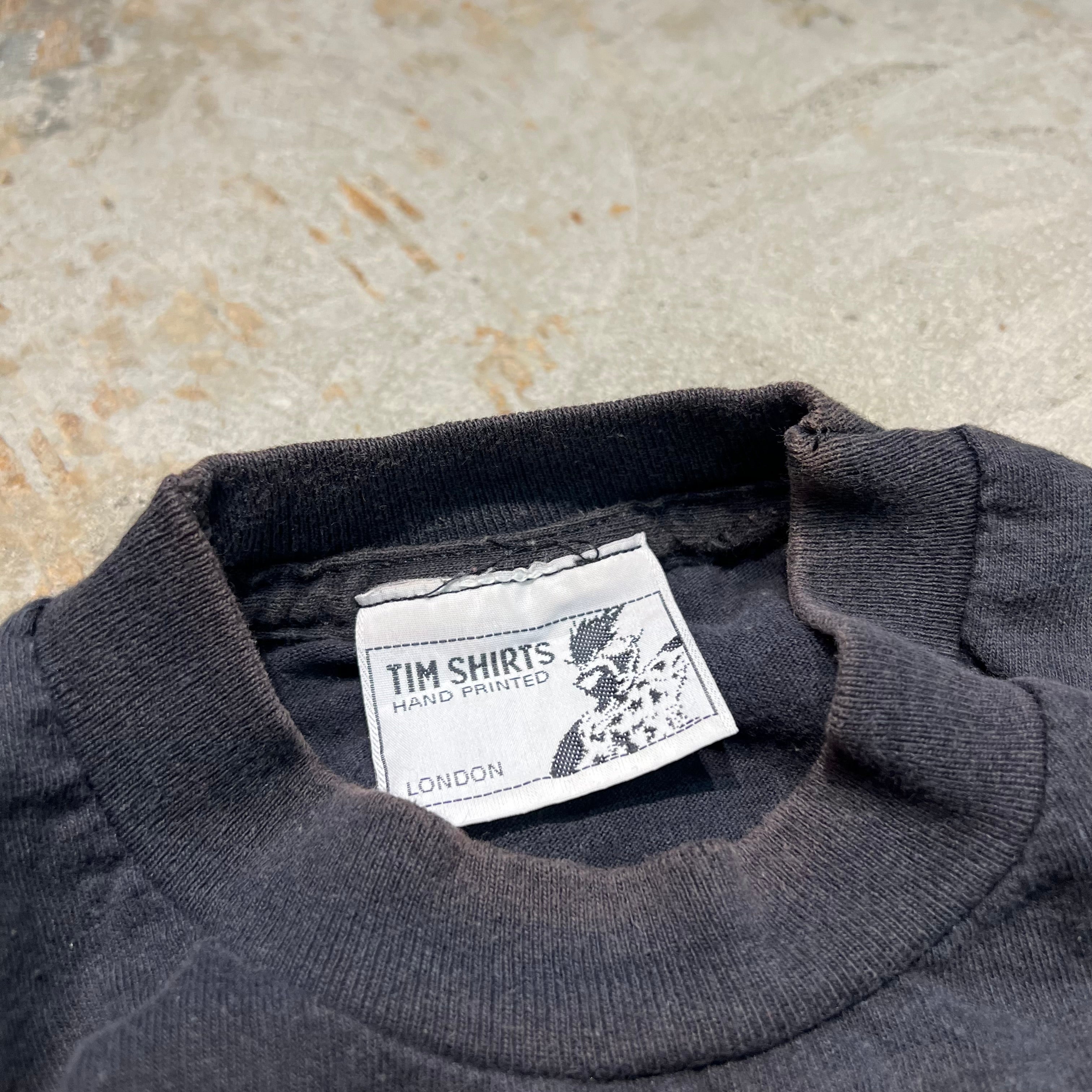 4820 古着 90's TIM SHIRTS/アートプリント/ヴィンテージ/T