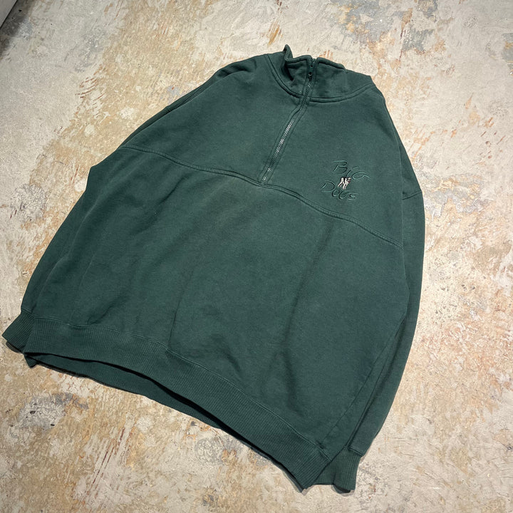 #1941 古着 Unknow / Half Zip Sweatshirts / ハーフジップスウェット / 刺繍ロゴ / サイズ2XL