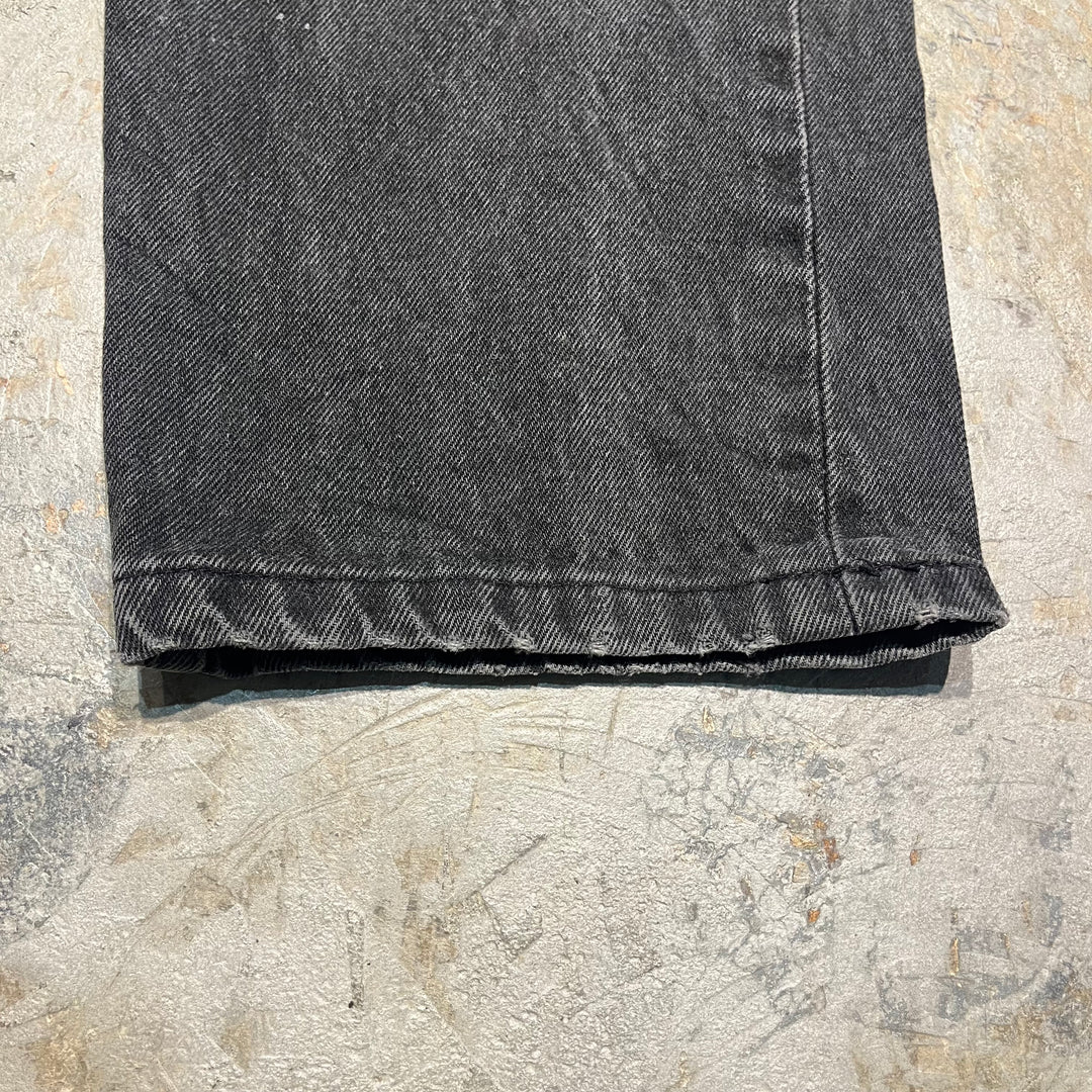 #4195 古着 Levi's/リーバイス/Black Denim Pants/ブラックデニムパンツ/505/MADE IN U.S.A/サイズ34×30