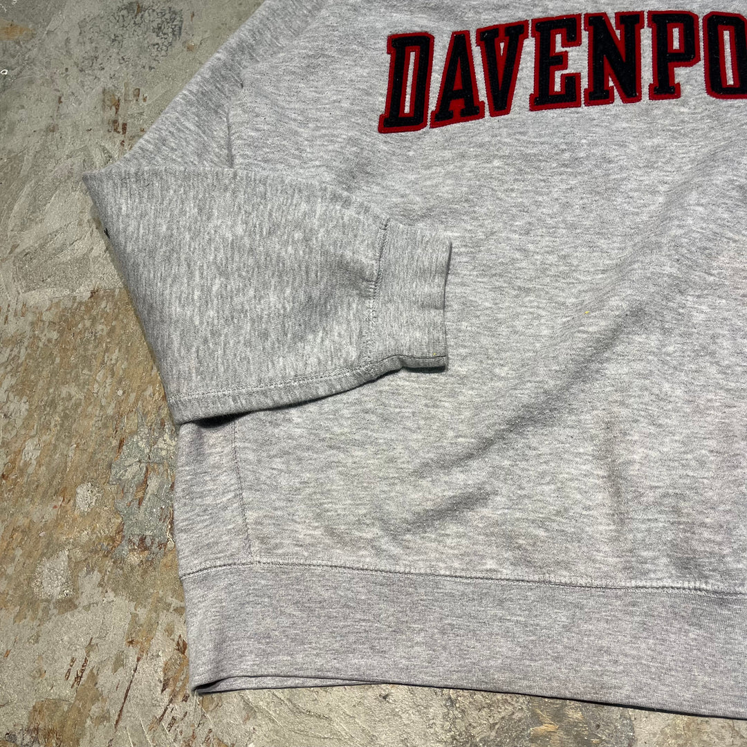 #4084 古着 Unknow/Crew neck College Sweat/クルーネックカレッジスウェット/DAVENPORT/ラグランスリーブ/サイズM