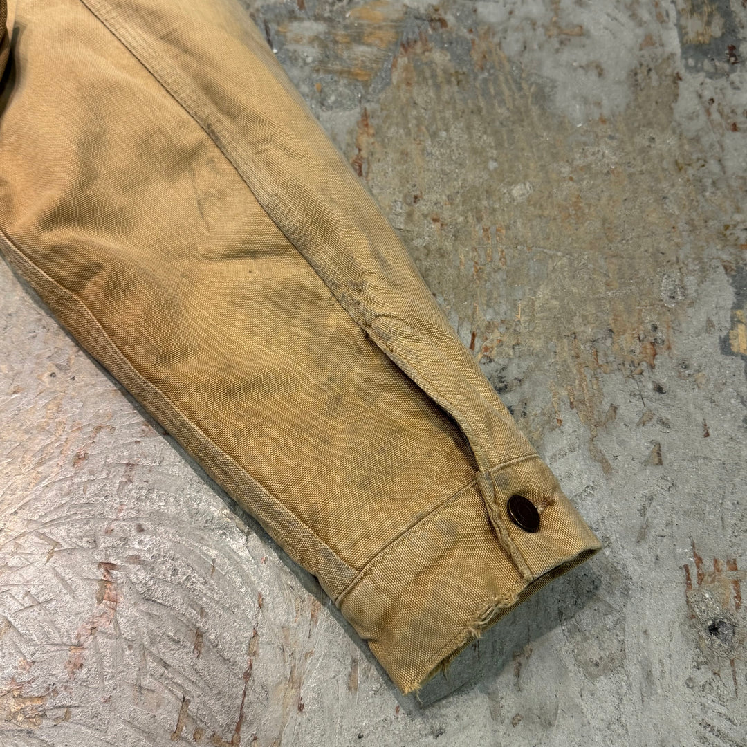 중고 의류 Carhartt/ 트래커 재킷/ 오리 패브릭/ 담요 늘어선/ Corduroy Collar/ Size S에 해당합니다.