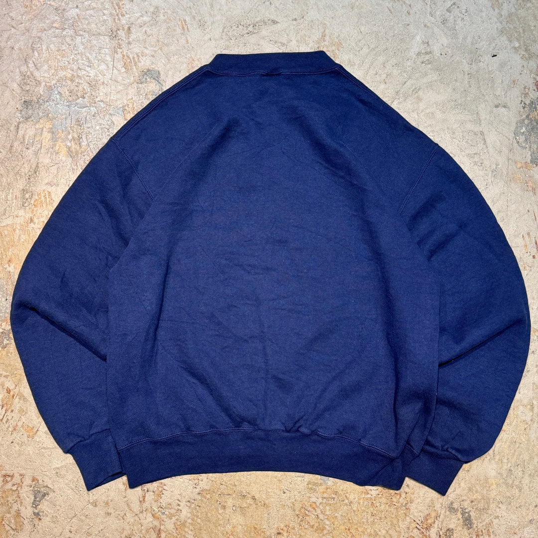 古着 USA製80's〜 RUSSELL ATHLETIC/ ラッセルアスレチック/ ブランククルーネックスウェット/ 無地/ 前Vガゼット/ サイズM