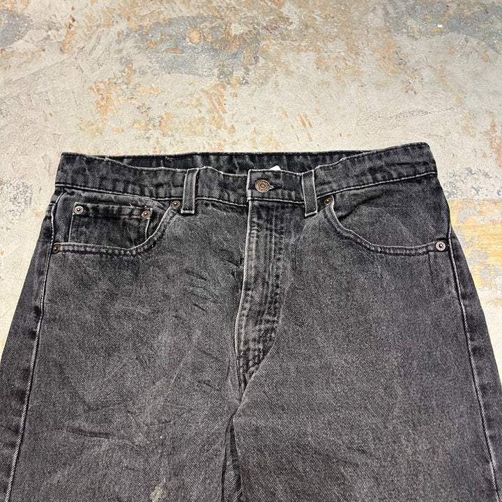 #4195 古着 Levi's/リーバイス/Black Denim Pants/ブラックデニムパンツ/505/MADE IN U.S.A/サイズ34×30