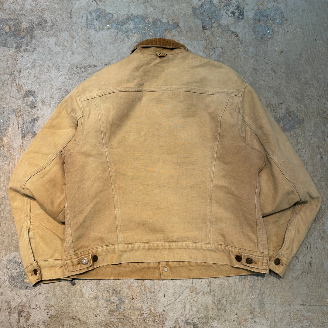 중고 의류 Carhartt/ 트래커 재킷/ 오리 패브릭/ 담요 늘어선/ Corduroy Collar/ Size S에 해당합니다.