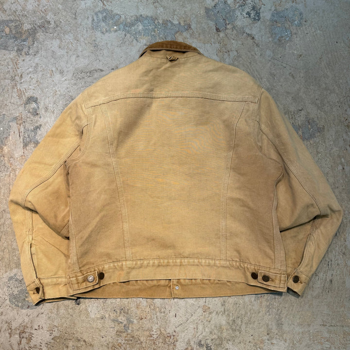 중고 의류 Carhartt/ 트래커 재킷/ 오리 패브릭/ 담요 늘어선/ Corduroy Collar/ Size S에 해당합니다.