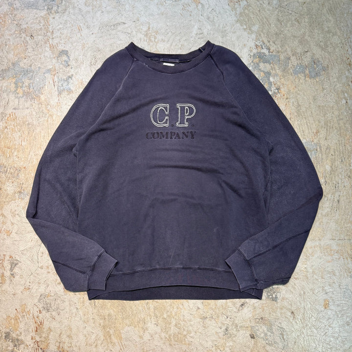 古着 イタリア製 C.P.COMPANY/ シー ピー カンパニー/ クルーネックロゴスウェット/ サイズXXL