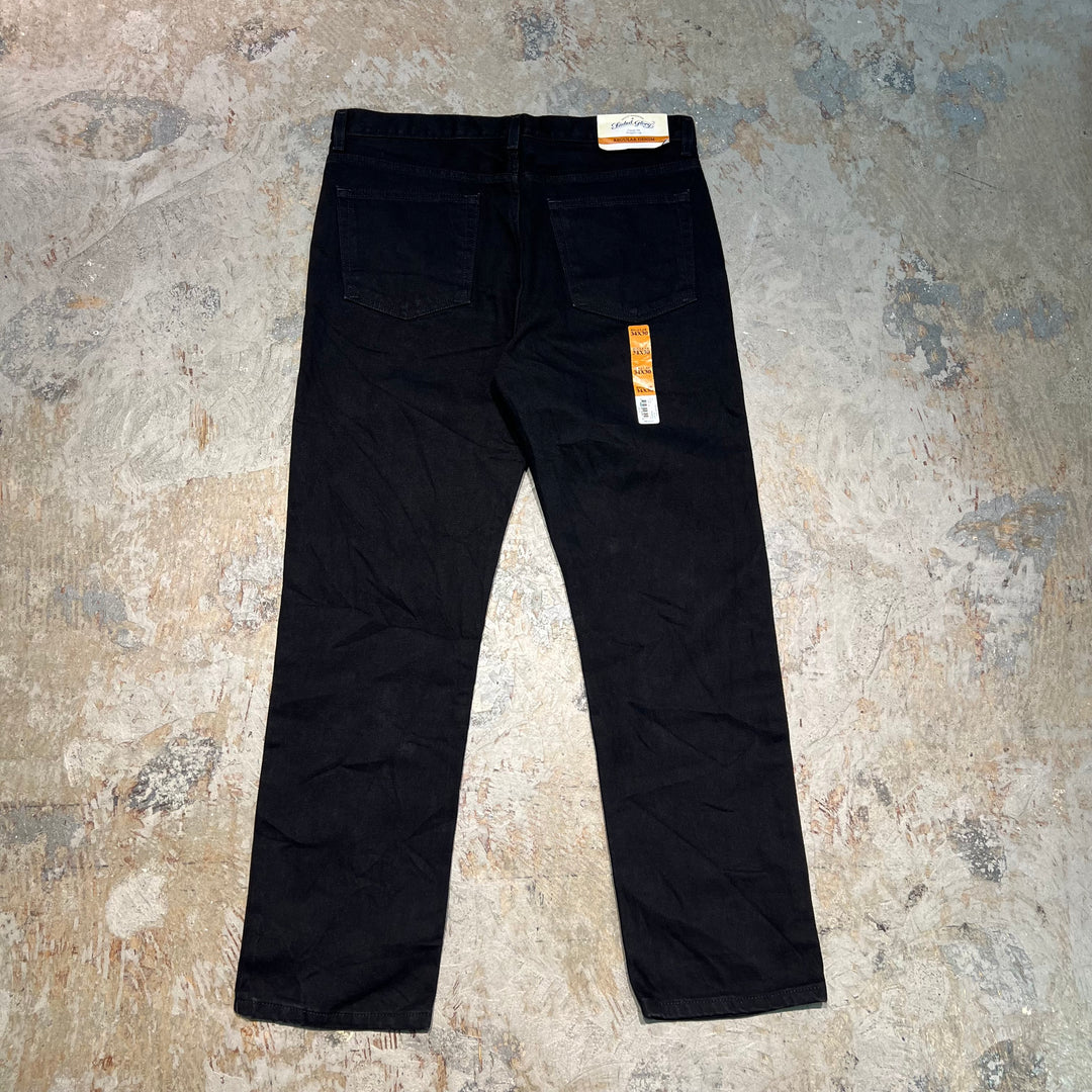 #4760 古着 unknow/Black Denim Pants/ブラックデニムパンツ/サイズ34×30