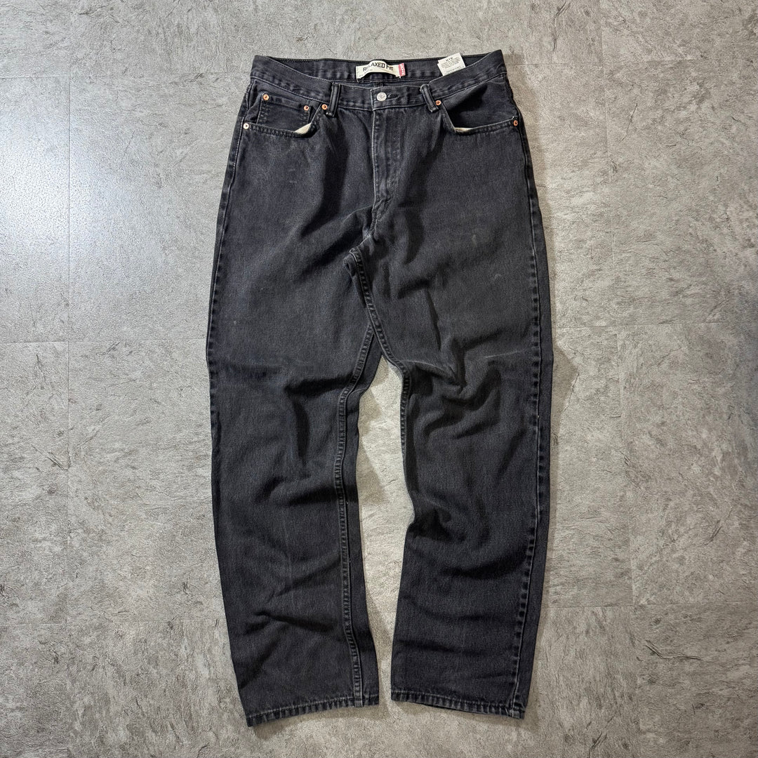 古着 Levi's/ リーバイス/ ブラックデニムパンツ/ 550/ 実寸サイズ33×33