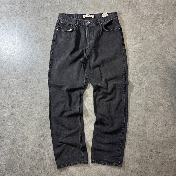古着 Levi's/ リーバイス/ ブラックデニムパンツ/ 550/ 実寸サイズ33×33