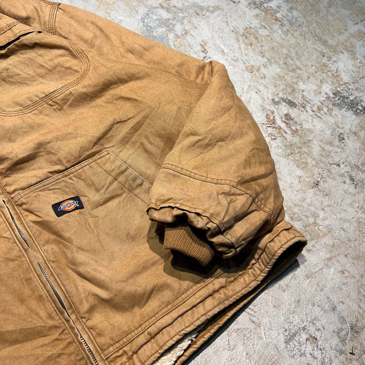 #3583 古着 Dickies/ディッキーズ / Duck Jacket /ダックジャケット/裏起毛/フード付き/サイズM