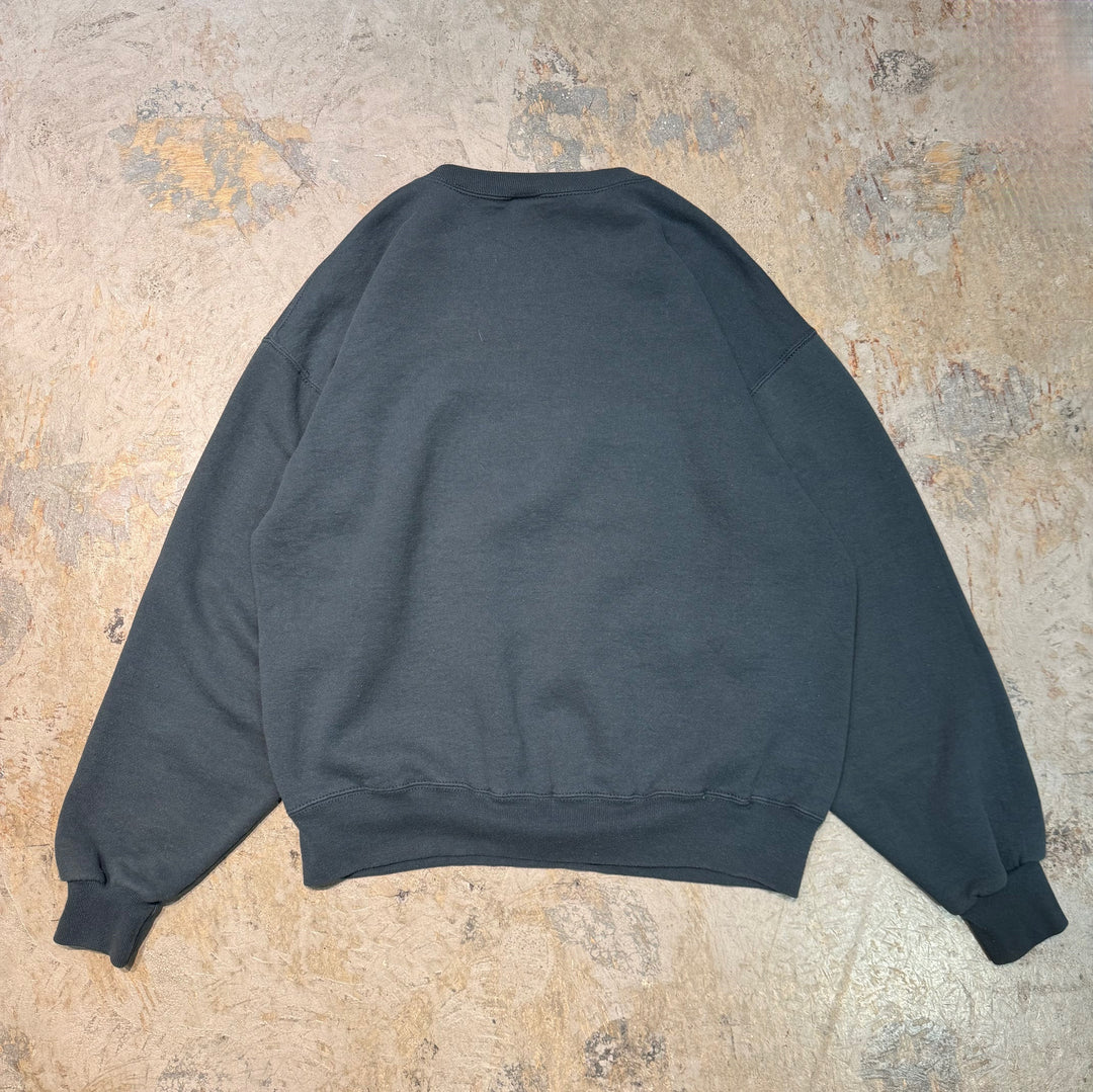 90's USA製 L.L.Bean/エルエルビーン/RUSSELLATHLETIC/ ラッセル アスレチック/ クルーネックブランクスウェット/ 無地/Vガゼット/ サイズL