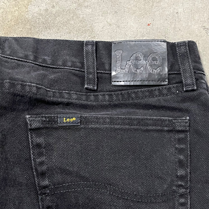 #4207 古着　Lee/リー/Black Denim Pants/ブラックデニムパンツ/サイズ36×29