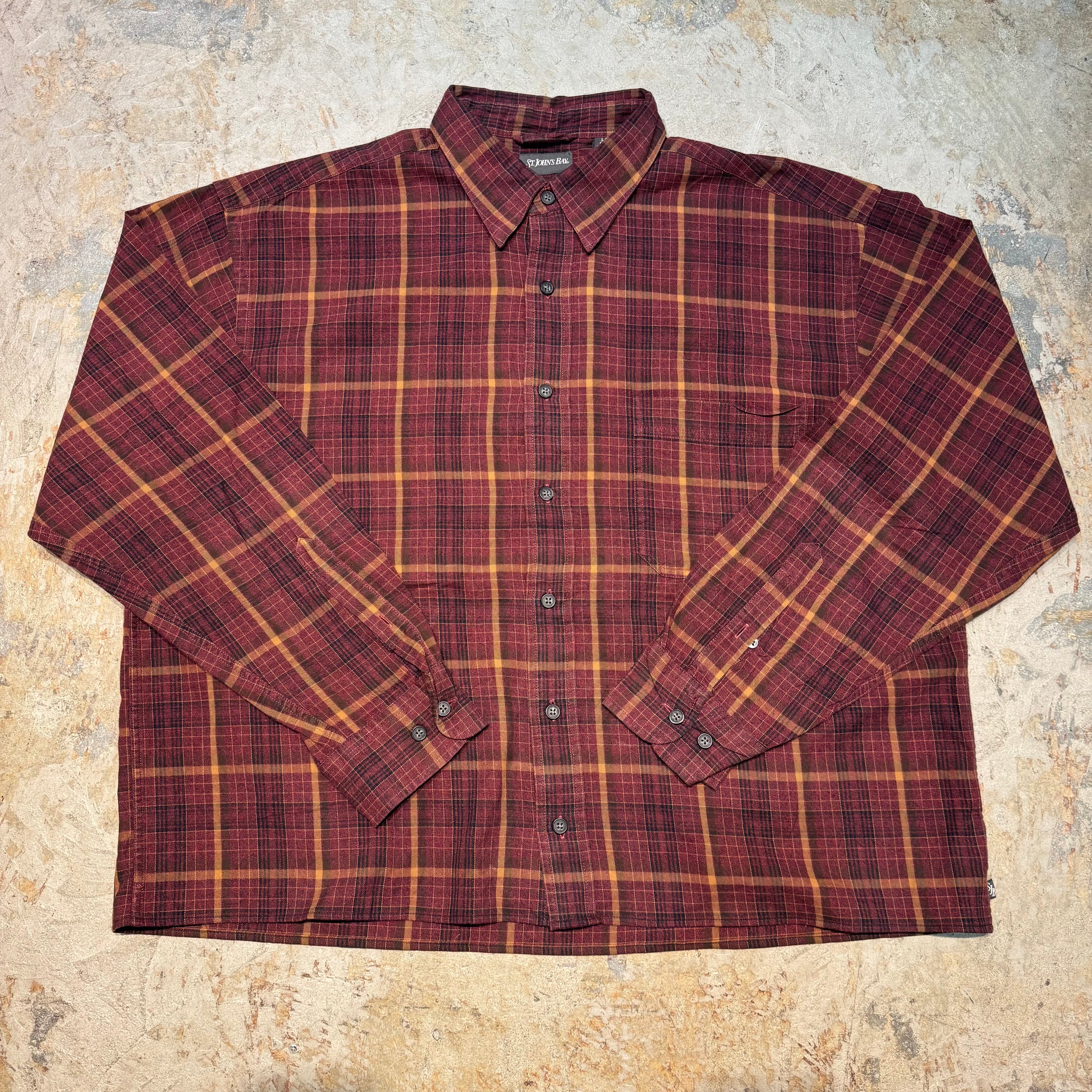 ST. JOHN'S BAY セントジョンズベイ バーン ジャケット オリーブL ST JOHN'S BAY Nylon Jacket オリーブ XL セントジョンズベイ