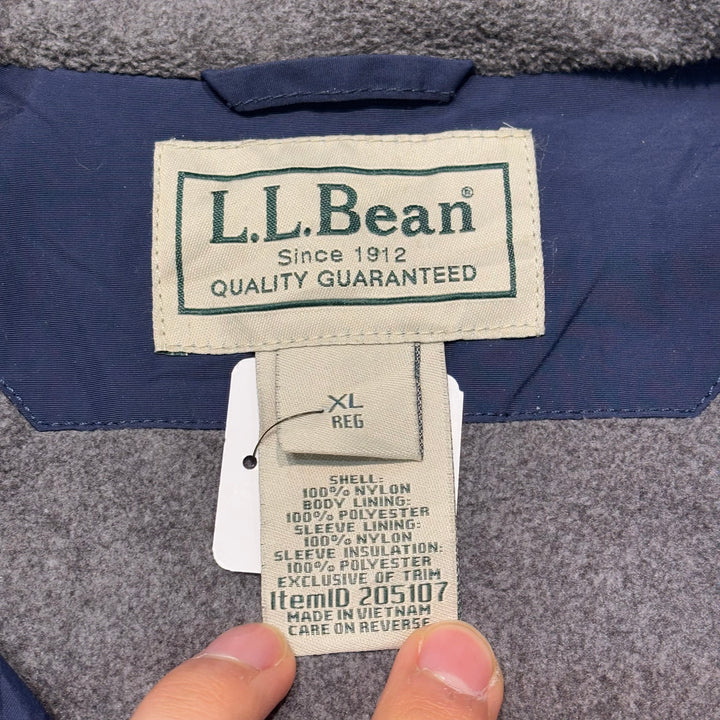 古着 90's~ L.L.Bean/ エルエルビーン/ウォームアップジャケット/ 裏地フリース/ サイズXL