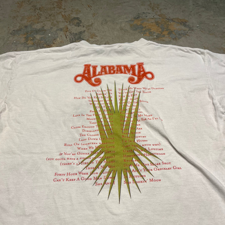 古着 タルテックス / ALABAMA/アラバマ / FOR THE RECORD / NUMBER ONE HITS 41 /バンドTシャツ/サイズL