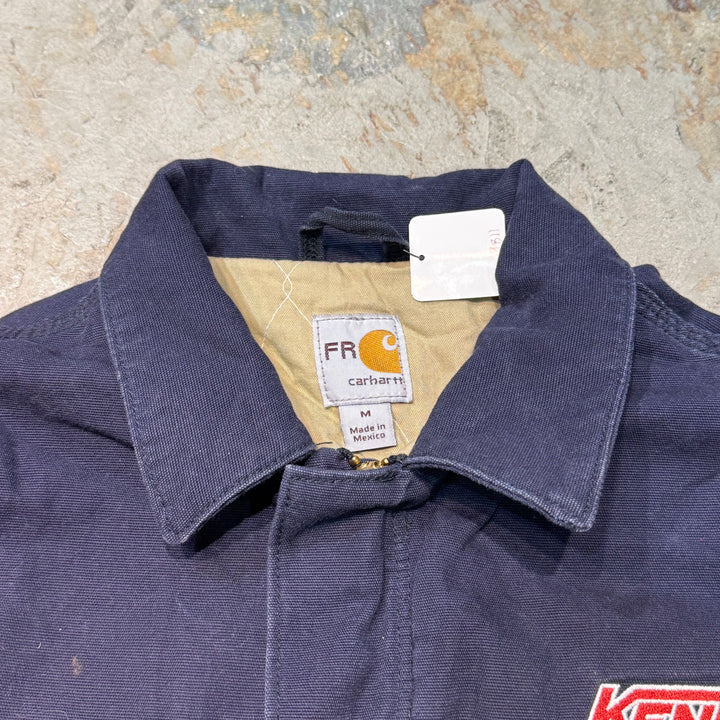 古着 Carhartt/ カーハート/ ランヤードジャケット/ ダック地/ 中綿/ 裏地キルティング/ サイズM