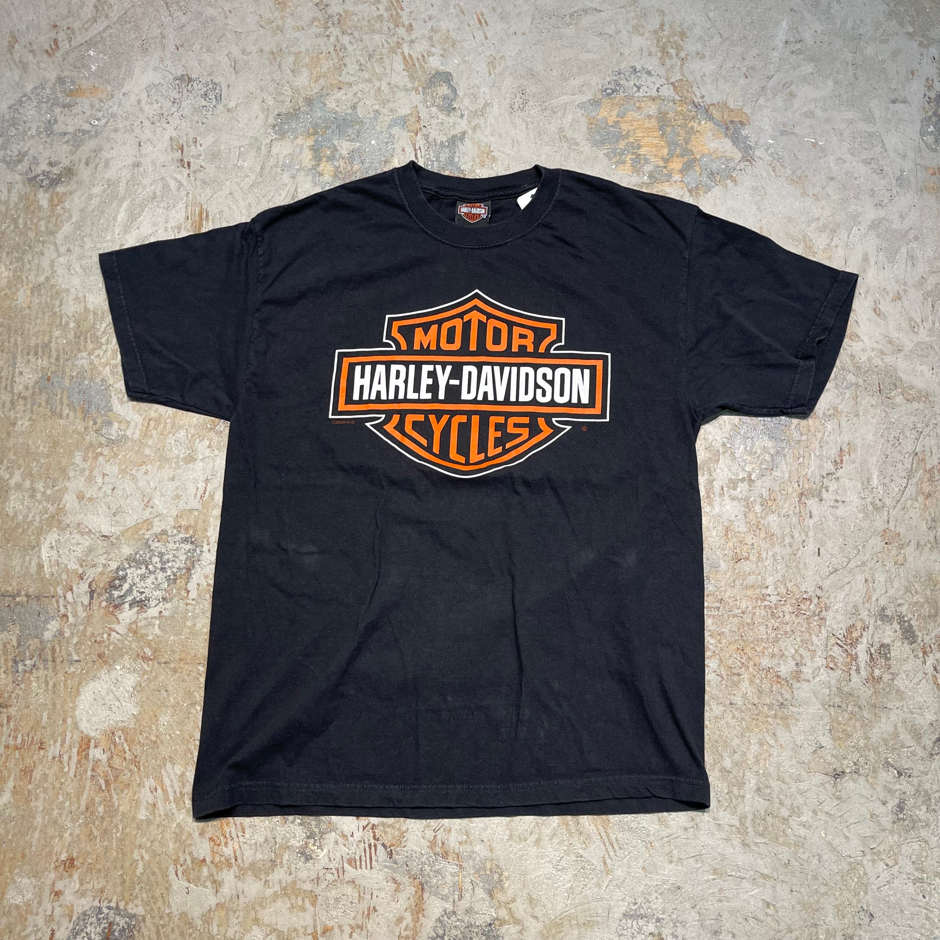 古着 USA製 Harley-Davidson/ハーレー ダビッドソン / ノース・カロライナ州ニューバーン ストア / プリントTシャツ – 古着屋  MUJIN