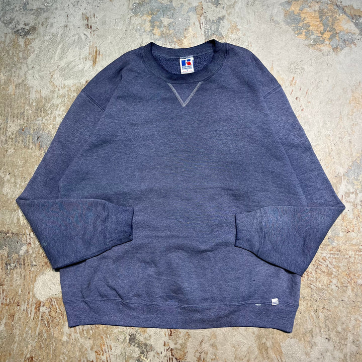 #3496 古着/Russell/ラッセル/Crewneck sweat/クルーネックスウェット/無地/MADE IN U.S.A/サイズM