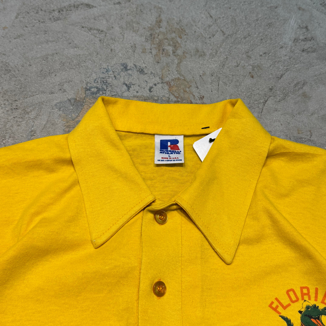 미국에서 만든 중고 의류 Russell Athletic/ Russell Athletic/ Short-Sleeved Polo Shirt/ Size L