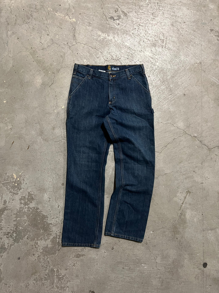 #MA31 古着 Carhartt/カーハート/ Denim Painter Pants/デニム ペインターパンツ/実寸サイズ33×30