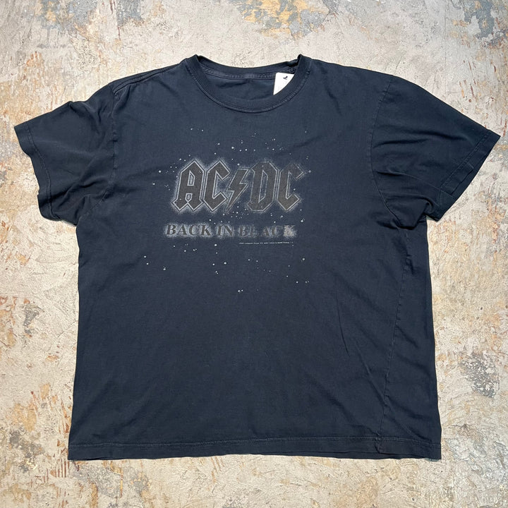 빈티지 AC/DC/Artist 티셔츠/인쇄 티셔츠/크기 L 등가