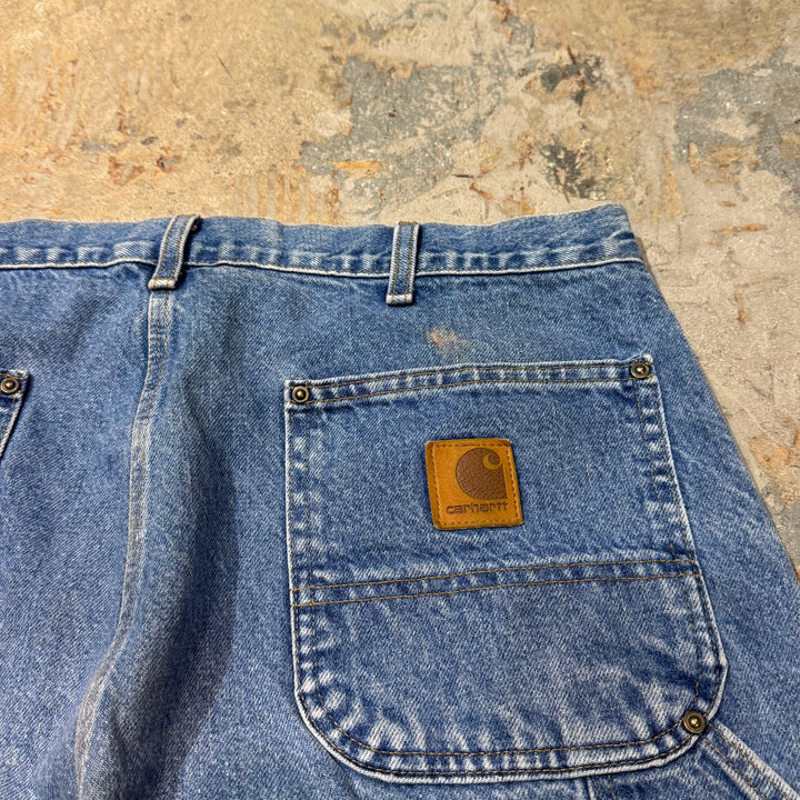 旧衣服USA制Carhartt/车心/双缝漆裤子/实际尺寸33×34