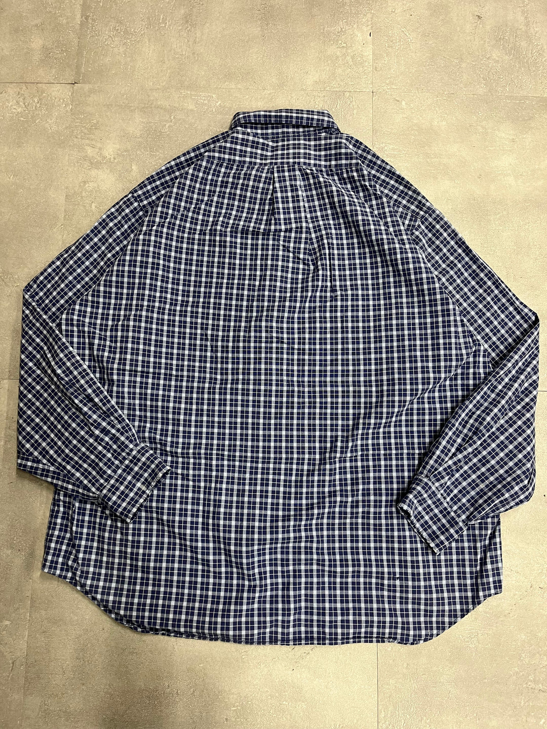 古着 90's POLO by Ralph Lauren/ ラルフ ローレン/ ボタンダウン長袖シャツ/ チェック柄/ サイズXL