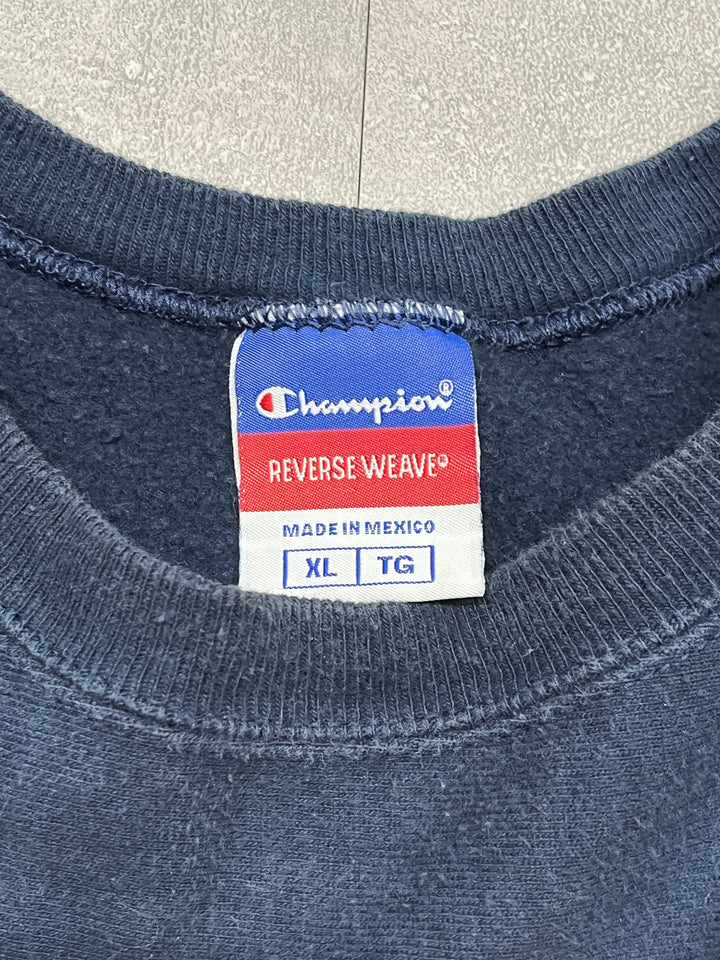 古着 Champion/ チャンピオン/リバースウィーブ/ クルーネックスウェット/ カレッジロゴ/サイズXL