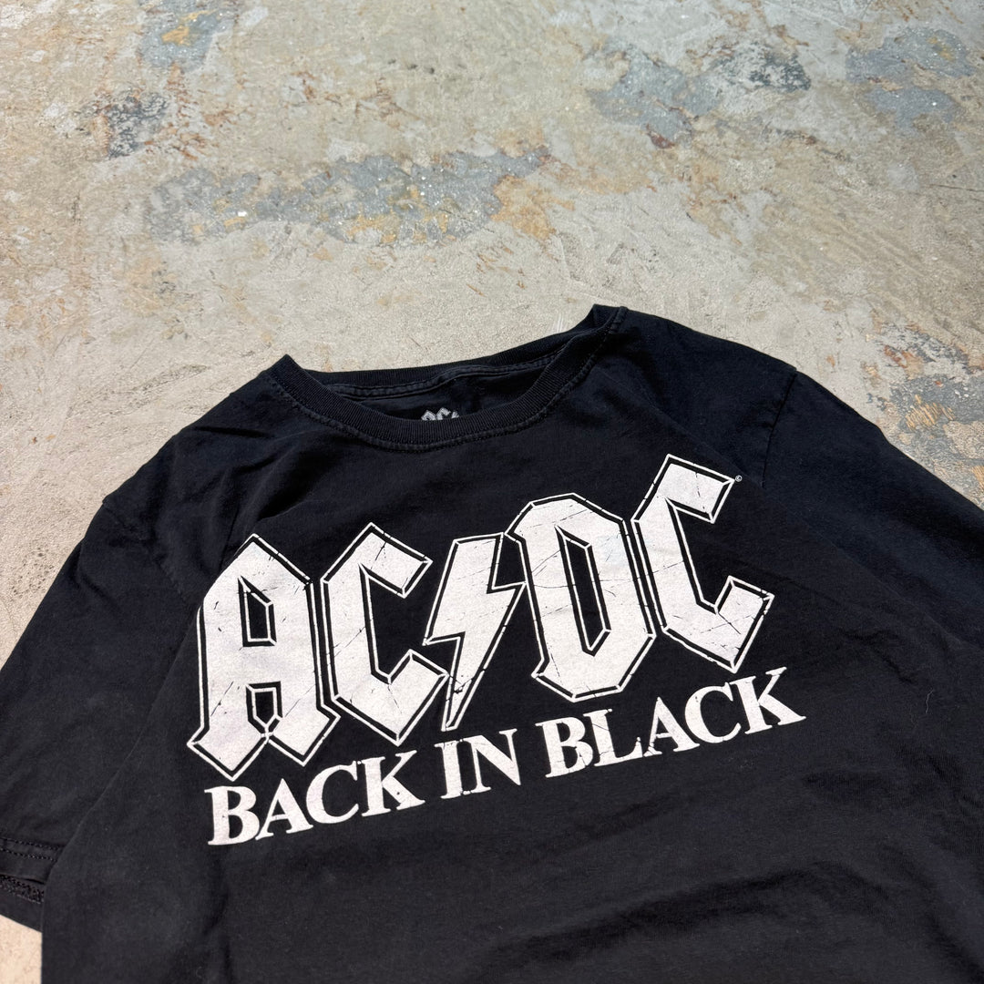 빈티지 AC/DC/아티스트 티셔츠/프린트 티셔츠/크기 m
