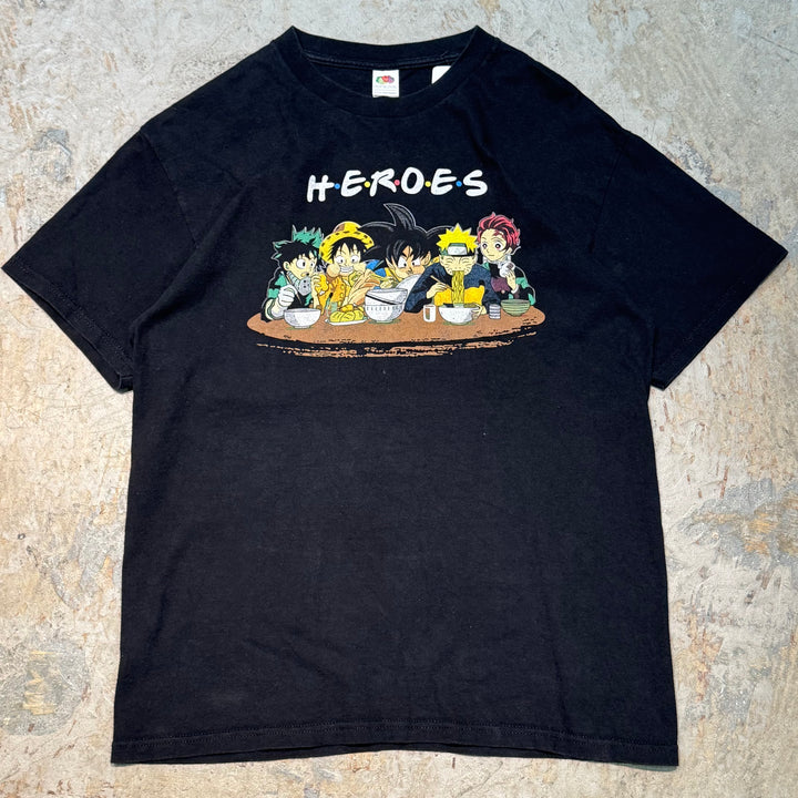 古着 FRUIT OF THE LOOM/ フルーツオブザルーム/ H･E･R･O･E･S/ プリントTシャツ/ サイズM
