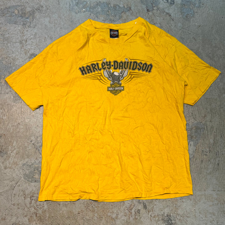 Used clothing Made in USA Harley-Davidson/Harley-Davidson/Printed T-shirt/Size 2XL