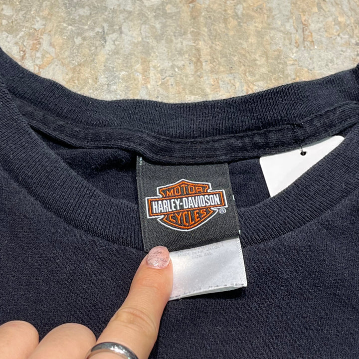 古着 Harley-Davidson/ハーレー ダビッドソン フロリダ州 キー･ウェスト コンク共和国 プリントTシャツ サイズXXL