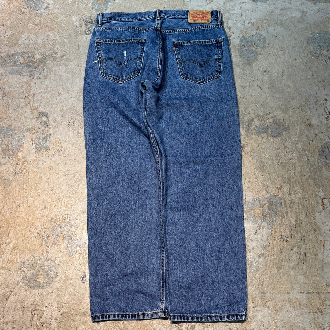 二手衣服Levi's/ Levi的/牛仔褲/ 550/實際尺寸34 x 29