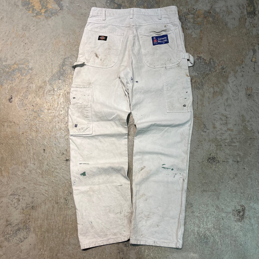 古着 Dickies×SHERWIN WILLIAMS/ディッキーズ× シャーウィン・ウィリアムズ/ ペインターパンツ / 企業ロゴ/ 実寸サイズ30×31