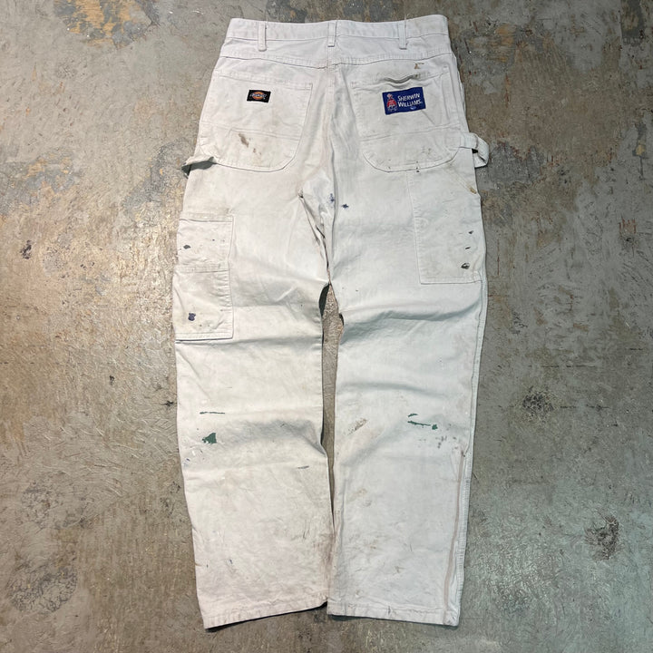 古着 Dickies×SHERWIN WILLIAMS/ディッキーズ× シャーウィン・ウィリアムズ/ ペインターパンツ / 企業ロゴ/ 実寸サイズ30×31