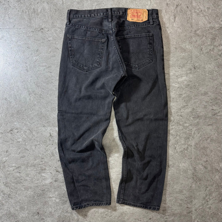 古着 Levi's/ リーバイス/ ブラックデニムパンツ/ 501/ 実寸サイズ32×28