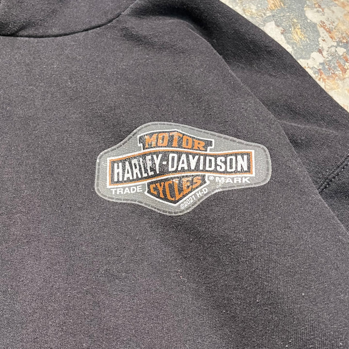 #3919 Harley-Davidson/ハーレーダビッドソンPull over Hoody/プルオーバーパーカー/サイズ XL