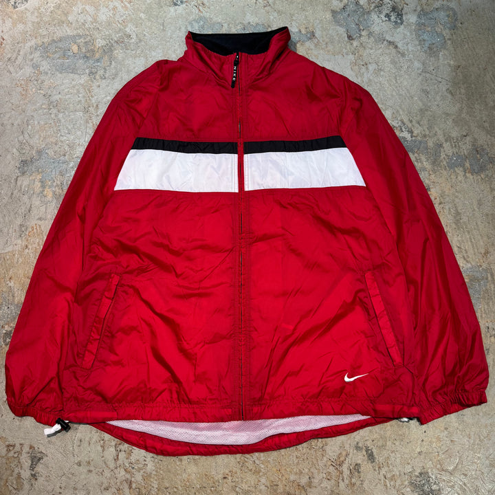 古着 00's NIKE/ ナイキ/ ナイロンジャケット/ スウォッシュロゴ刺繍/サイズXL