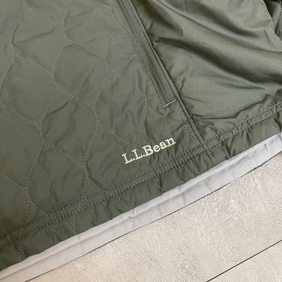 #1768 Old clothes LL Bean/L L Bean/padded Reversible jacket/Padding reversible jacket/Size L equivalent