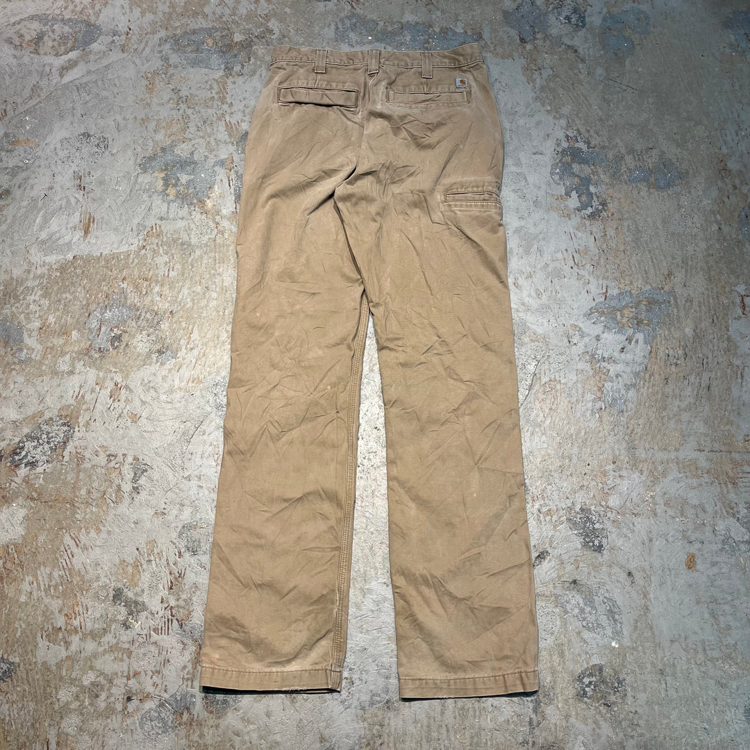 #4514 古着 Carhartt/カーハート/ Duck Painter Pants/ダック地 ペインターパンツ/100095-253/サイズ32×34