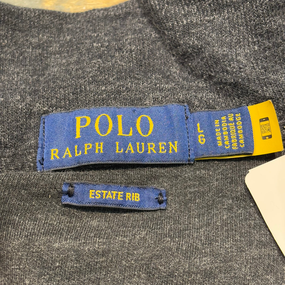 古着 POLO by Ralph Lauren/ ポロラルフローレン/ ハーフジップニットセーター/ サイズL