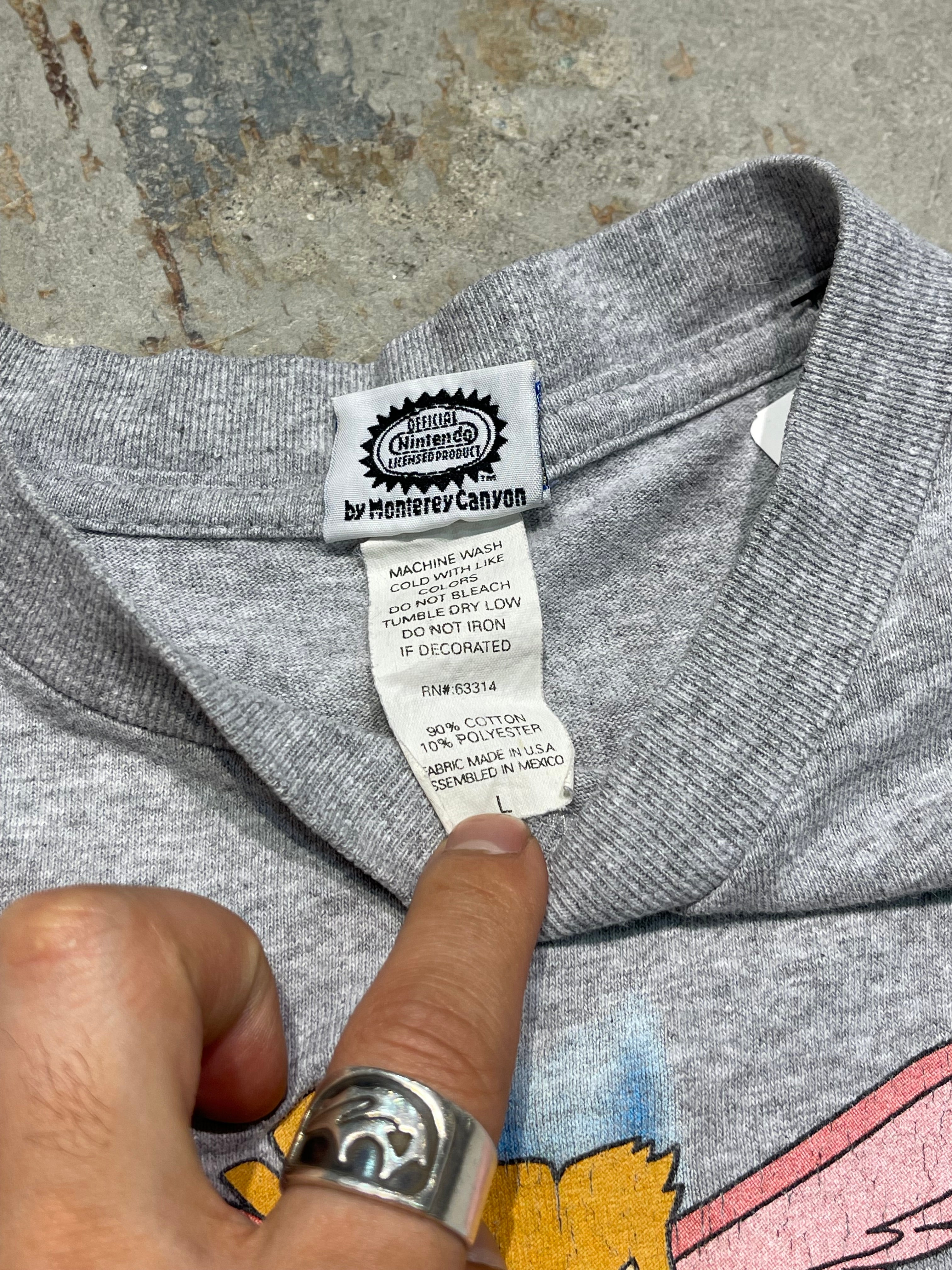 古着　ポケモン Pokémon 限定版 Tシャツ 任天堂公式 CN5】99年 ポケモン 任天堂 ピカチュウ Tシャツ ビンテージ 90s