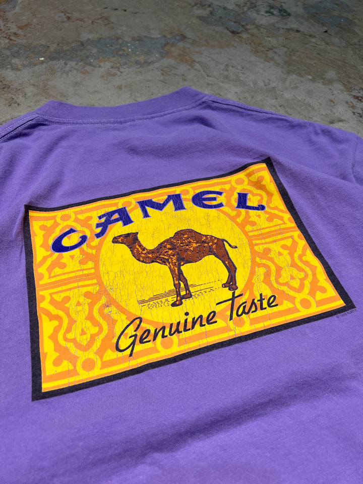 #MA145 古着 USA製 95's CAMEL/キャメル / ヴィンテージ シングルステッチ プリントTシャツ/サイズXL