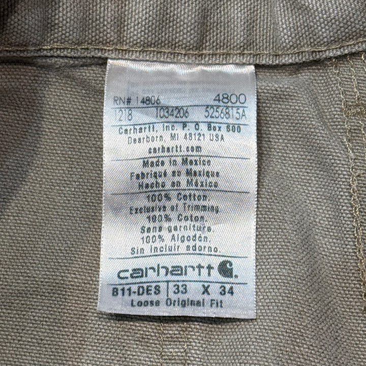 古着 Carhartt/カーハート/ダック地ペインターパンツ/実寸サイズ30×30