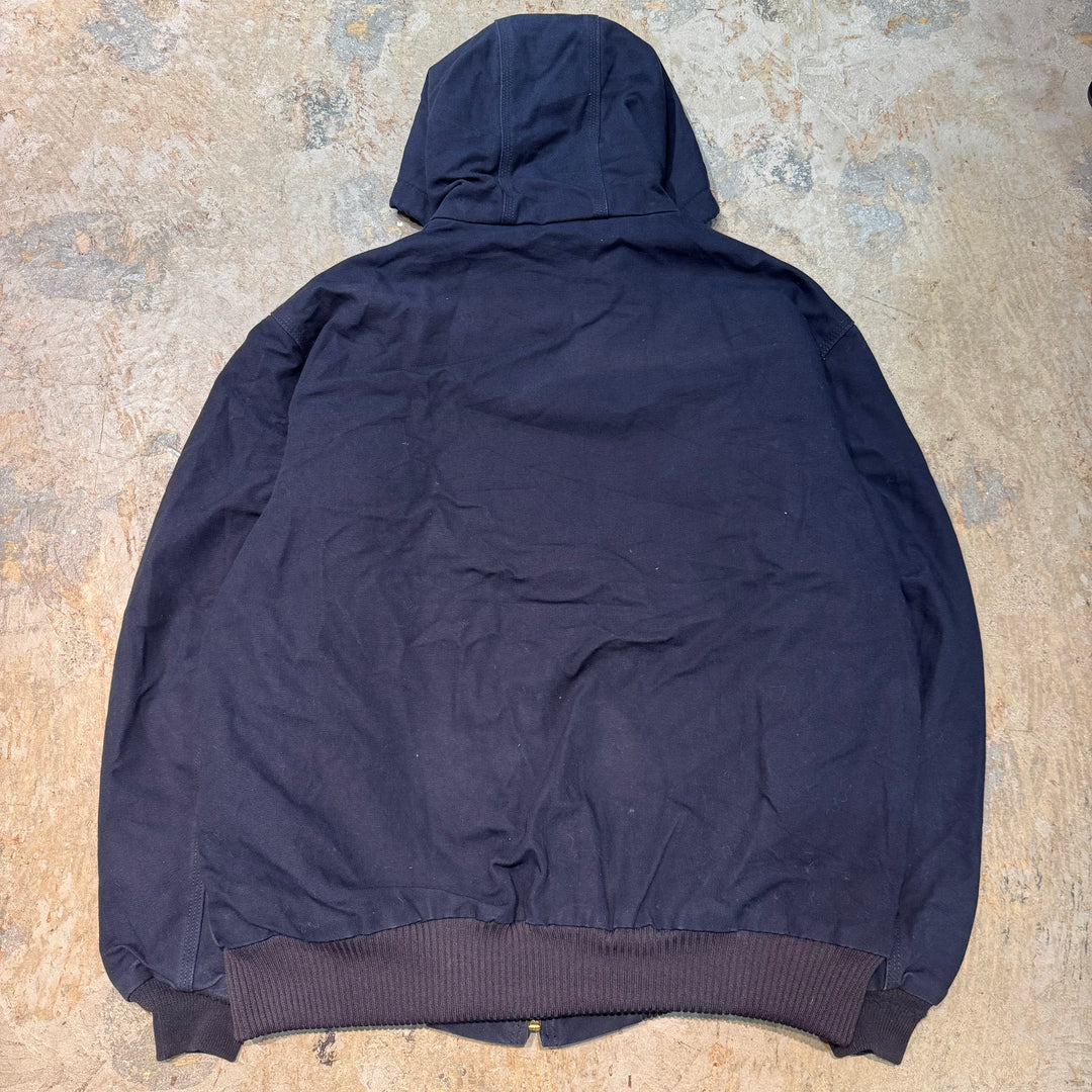 古着 Carhartt/ カーハート/ アクティブジャケット/ ダック地/ 裏地キルティング/ 企業ロゴ/ サイズL