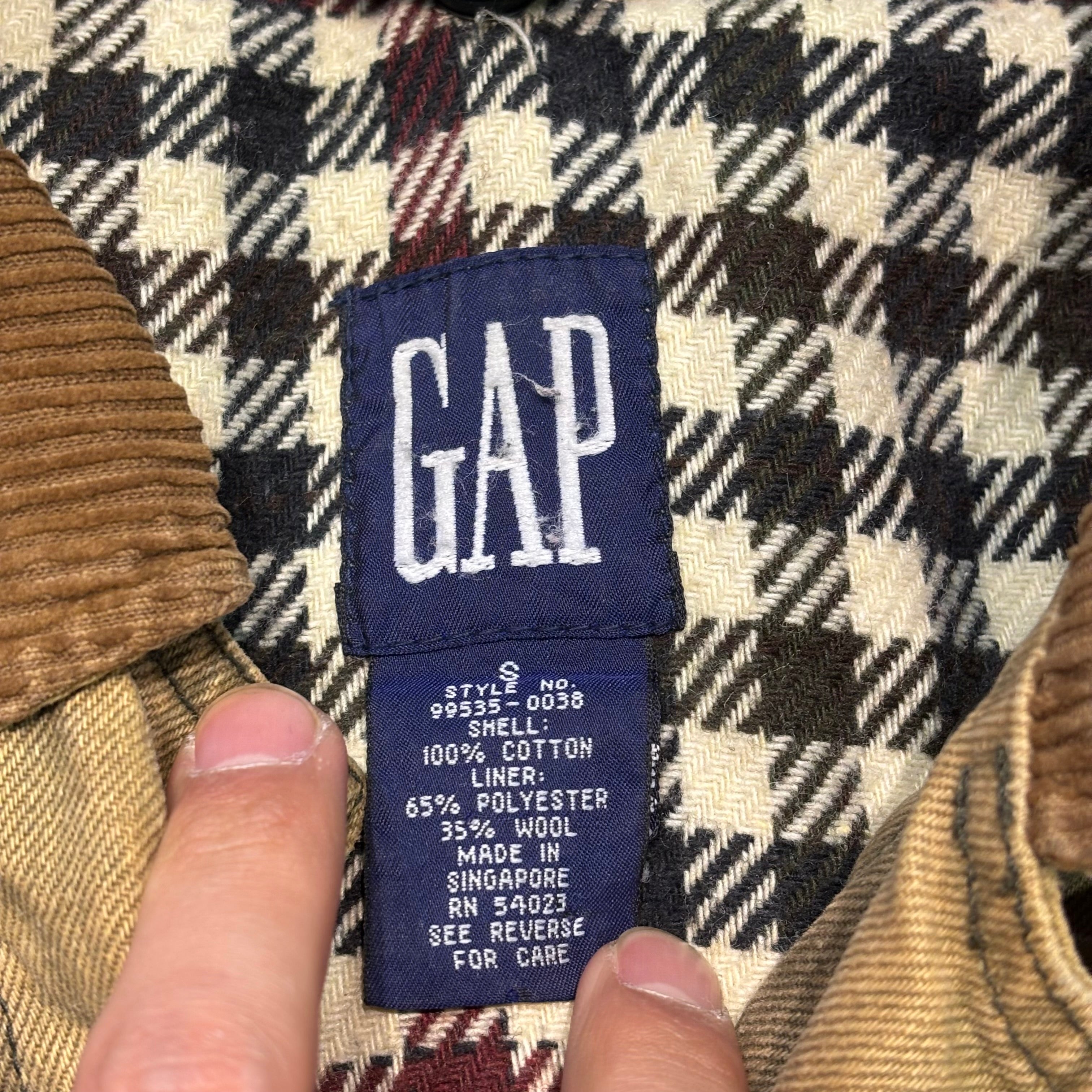 90s old GAP ファイヤーマンジャケット/コート ネイビー M 90s old GAP ファイヤーマンジャケット/コート ネイビー M