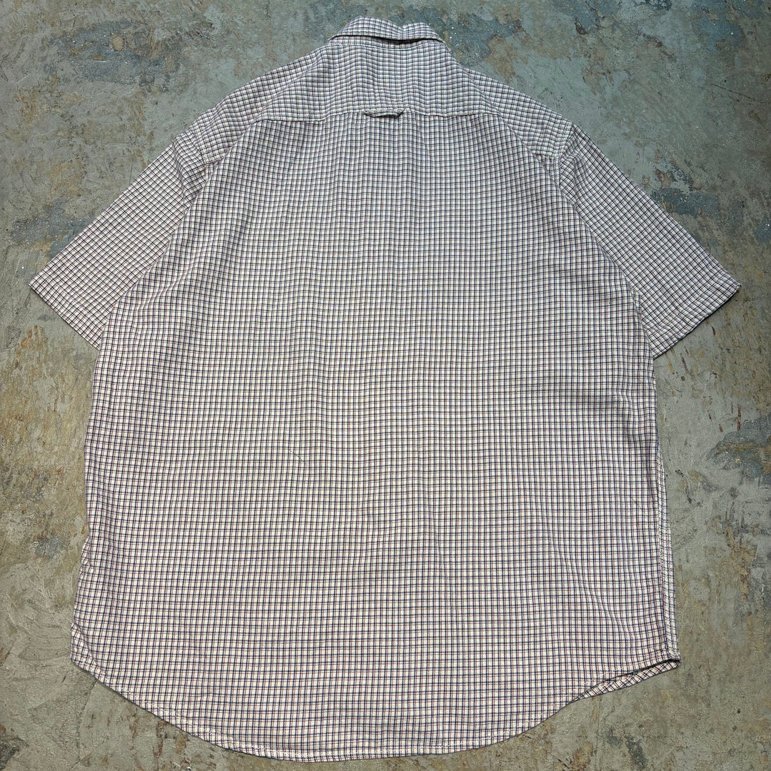 古着 GAP/ギャップ/ボタンダウン半袖シャツ/ チェック/ サイズM