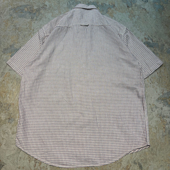 古着 GAP/ギャップ/ボタンダウン半袖シャツ/ チェック/ サイズM