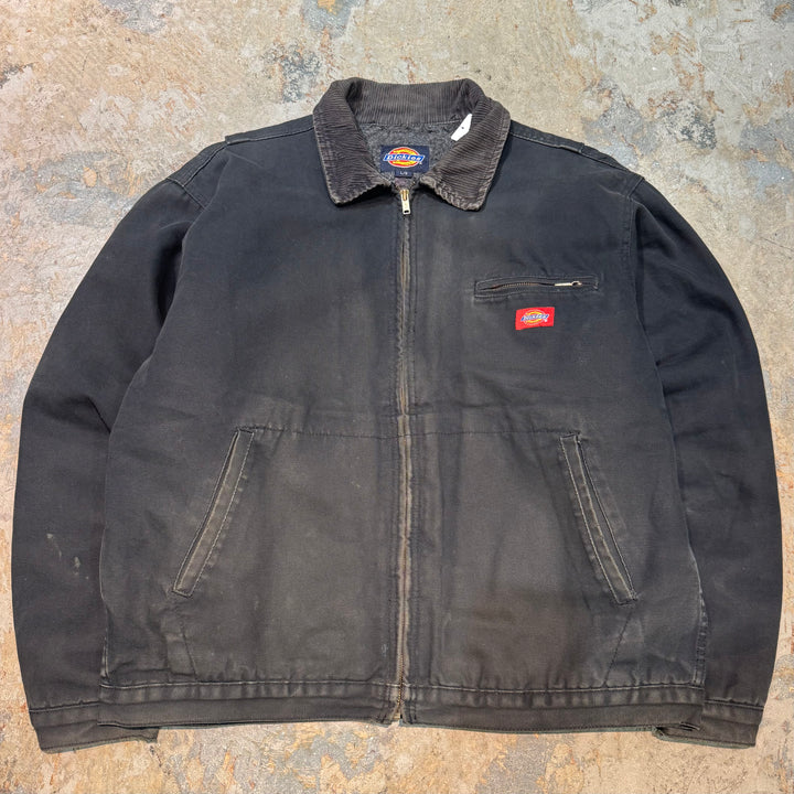 古着 Dickies/ ディッキーズ/ デトロイトジャケット/ 裏地ブランケット/ 襟コーデュロイ/サイズL